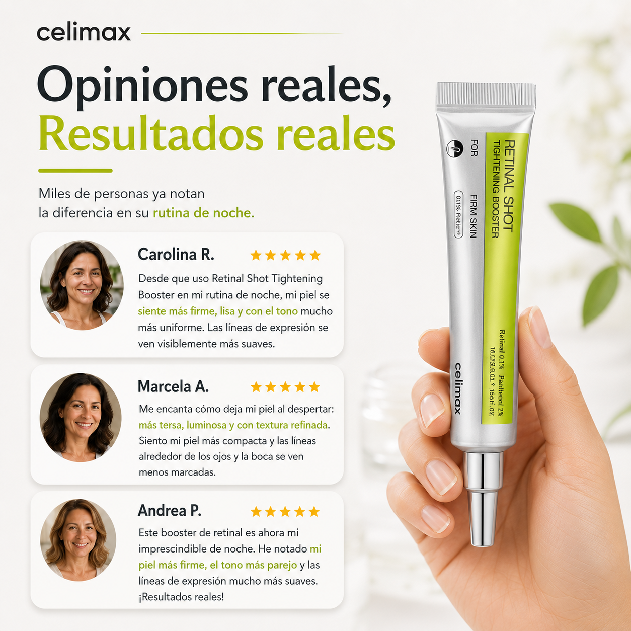 Retinal Shot — Booster Antiarrugas y Reafirmante