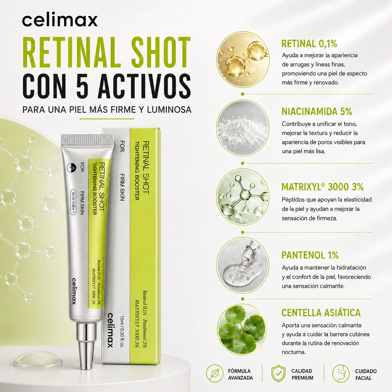Retinal Shot — Booster Antiarrugas y Reafirmante